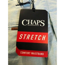 Load image into Gallery viewer, CHAPS Men Stretch Oxford Golf SHORTS, Blue Mu, Size 38
