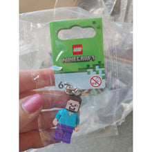 Load image into Gallery viewer, LEGO Minecraft 854243 Steve Keychain
