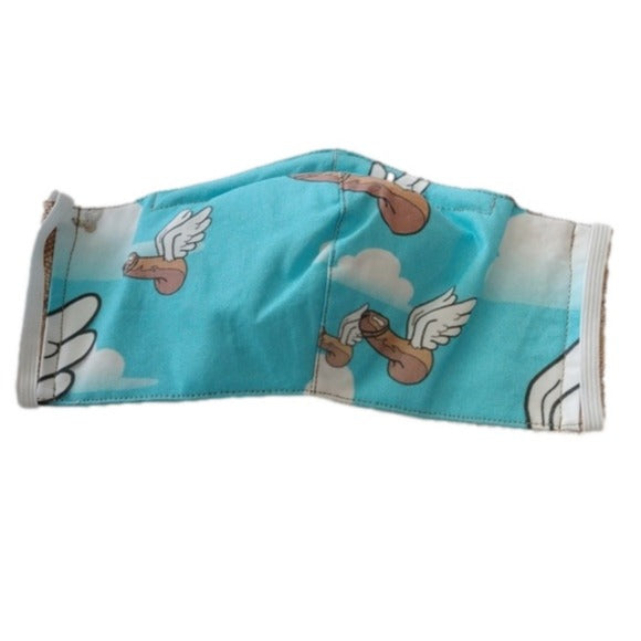 Flying Penis Dick Mask 6 Feet People Reversible #E