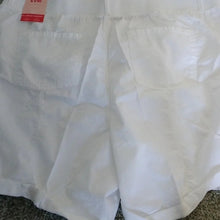 Load image into Gallery viewer, EVRI Mid Rise Bermuda Shorts, White, size 24W
