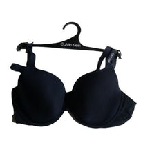 Load image into Gallery viewer, Calvin Klein Lightly Lined Demi Bra, Navy, 38B
