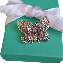 Load image into Gallery viewer, Sterling Silver 925 Butterfly Brooch
