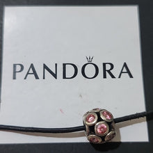 Load image into Gallery viewer, Pandora Sterling Silver Whimsical Lights Charm with Salmon Zirconia - 791153czs
