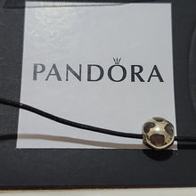 Load image into Gallery viewer, Pandora Love Me Black Mother of Pearl Hearts Charm 925 ALE 790398mpb
