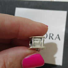 Load image into Gallery viewer, Pandora Santa's Christmas Sleigh w/Garnet Holly Charm -790562GA
