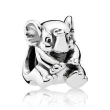 Load image into Gallery viewer, Pandora Retired Sterling Silver Lucky Elephant Animal Charm - 791902
