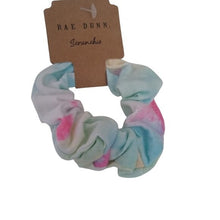Load image into Gallery viewer, Rae Dunn PRIDE Tee rainbow letters w/ Scrunchie, Large
