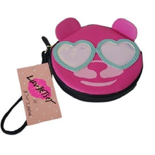 Load image into Gallery viewer, Last One! Luv Betsey Hot Pink Bear Coin Purse Wristlet NWOT
