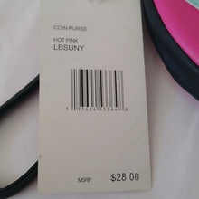 Load image into Gallery viewer, Last One! Luv Betsey Hot Pink Bear Coin Purse Wristlet NWOT
