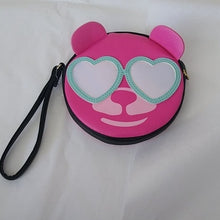 Load image into Gallery viewer, Last One! Luv Betsey Hot Pink Bear Coin Purse Wristlet NWOT
