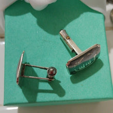 Load image into Gallery viewer, Vintage Siam Sterling Silver Dragon Boat Cufflinks Thailand Royal Barges
