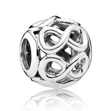 Load image into Gallery viewer, Pandora Retired Sterling Silver Infinite Shine Infinity Symbol Charm - 791872
