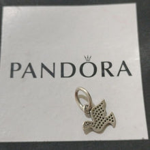 Load image into Gallery viewer, Pandora Sterling Silver Symbol of Hope Dove Dangle with Clear Zirconia -791350cz
