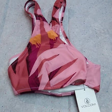 Load image into Gallery viewer, Volcom Women's Palm Yourself V-Neck Bikini Top, size XL
