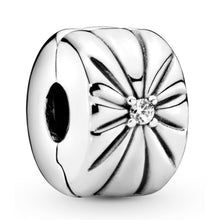 Load image into Gallery viewer, Pandora Sterling Silver Sparkling Sunburst Clip with Clear Zirconia - 798614C01
