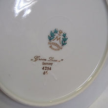 Load image into Gallery viewer, Mitterteich 4254 Bavarian "Green Leaves" 2x salad + 2x bread plates, set of 4
