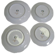 Load image into Gallery viewer, Mitterteich 4254 Bavarian "Green Leaves" 2x salad + 2x bread plates, set of 4
