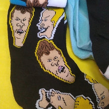 Load image into Gallery viewer, Beavis &amp; Butthead socks- 5 pairs!
