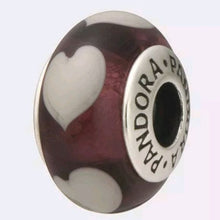 Load image into Gallery viewer, Pandora Violet Murano Glass Charm 925 ALE #790659

