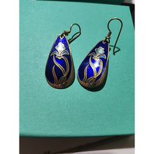 Load image into Gallery viewer, Laurel Burch Wild Iris Earrings
