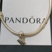 Load image into Gallery viewer, Pandora Sterling Silver 7&quot; Snakechain Starter Bracelet w/ Graduation Cap 790270
