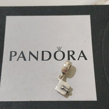 Load image into Gallery viewer, Pandora Sterling Silver 7&quot; Snakechain Starter Bracelet w/ Graduation Cap 790270
