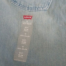 Load image into Gallery viewer, Levi's Big Boys 511 Slim Stretch Denim Blue Jeans, Perlata, 12 Regular 26x26
