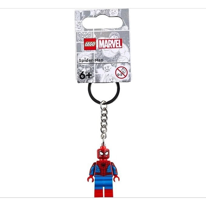Lego Spider-Man Key Chain (854290), Small, Red  NWT