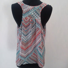 Load image into Gallery viewer, American Rag Sleeveless Racerback Top, Southwestern Pattern + Colors, Size Large

