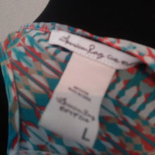 Load image into Gallery viewer, American Rag Sleeveless Racerback Top, Southwestern Pattern + Colors, Size Large
