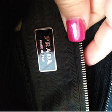 Load image into Gallery viewer, PRADA Milano Nylon &amp; Smooth Leather Bowler Bag

