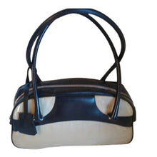 Load image into Gallery viewer, PRADA Milano Nylon &amp; Smooth Leather Bowler Bag
