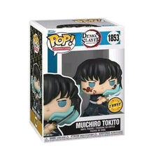 Load image into Gallery viewer, DS Muichiro Tokito (Attack) Funko Pop Vinyl Figure #1853 CHASE In Pop Protector
