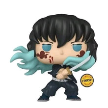 Load image into Gallery viewer, DS Muichiro Tokito (Attack) Funko Pop Vinyl Figure #1853 CHASE In Pop Protector
