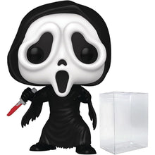 Load image into Gallery viewer, POP Movies: Scream - Ghost face Funko Figure (Bundled w/ Clear Box Protector)
