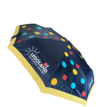 Load image into Gallery viewer, Legoland California Mini Foldable Umbrella with Dots Pattern
