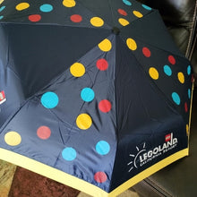 Load image into Gallery viewer, Legoland California Mini Foldable Umbrella with Dots Pattern
