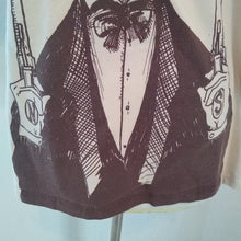 Load image into Gallery viewer, Juniors Threadless Abe Lincoln Guns Cotton Tee, Tan/Brown, Size XXL
