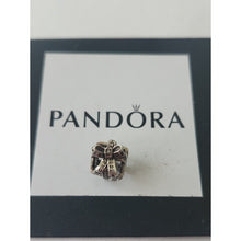 Load image into Gallery viewer, Pandora Sterling Silver All Wrapped Up Present Charm w Clear Zirconia - 791766cz
