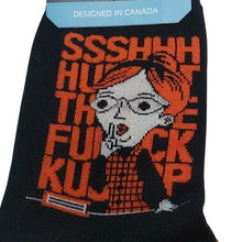 Load image into Gallery viewer, 2 Pair Naughty STFU Eff You Socks Adult Size 5-9
