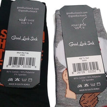 Load image into Gallery viewer, 2 Pair Naughty STFU Eff You Socks Adult Size 5-9
