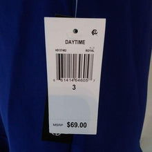 Load image into Gallery viewer, Royal Blue Ruffled Social Dress, Juniors Size 3/4, NWT
