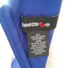 Load image into Gallery viewer, Royal Blue Ruffled Social Dress, Juniors Size 3/4, NWT
