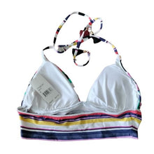 Load image into Gallery viewer, Trina Turk Treasure Cove Printed Triangle Halter Longline Bikini Top, 8
