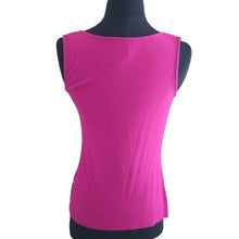 Load image into Gallery viewer, White House Black Market WHBM Fuchsia Career Sleeveless Blouse, Size XS
