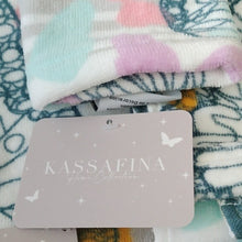 Load image into Gallery viewer, Kassafina Home Collection Pastel Butterflies Bath + Hand Towels, Was…
