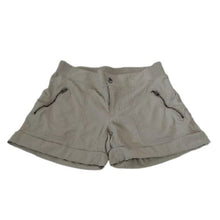 Load image into Gallery viewer, Athleta Utility Band Shorts, Beige, Size 0
