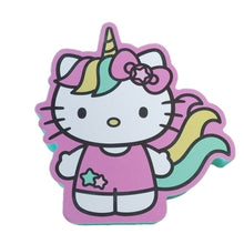 Load image into Gallery viewer, Sanrio Hello Kitty Decor Unicorn Wooden Signs Good Vibes, set of 2
