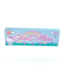 Load image into Gallery viewer, Sanrio Hello Kitty Decor Unicorn Wooden Signs Good Vibes, set of 2
