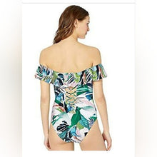 Load image into Gallery viewer, La Blanca Off The Shoulder Ruffled One Piece Swimsuit, The Monument, 4
